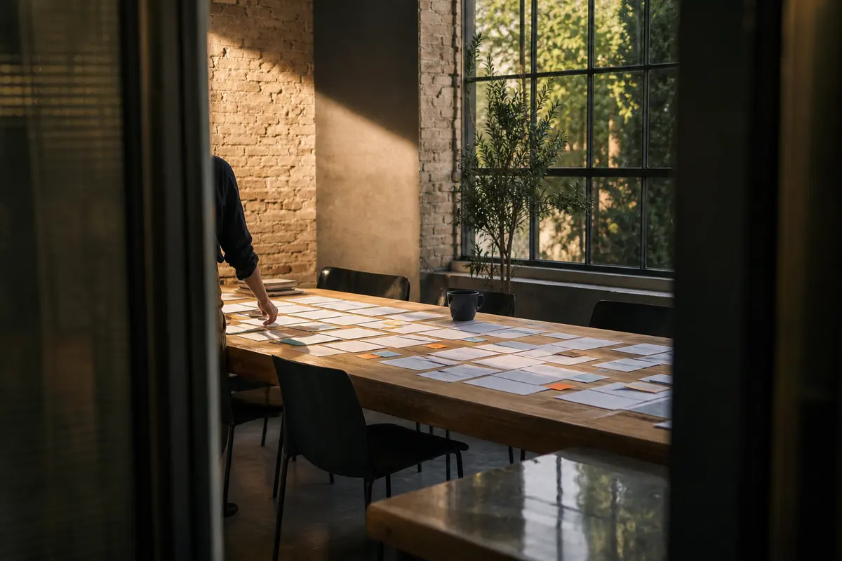 Editorial marketing planning scene for Longview, Texas