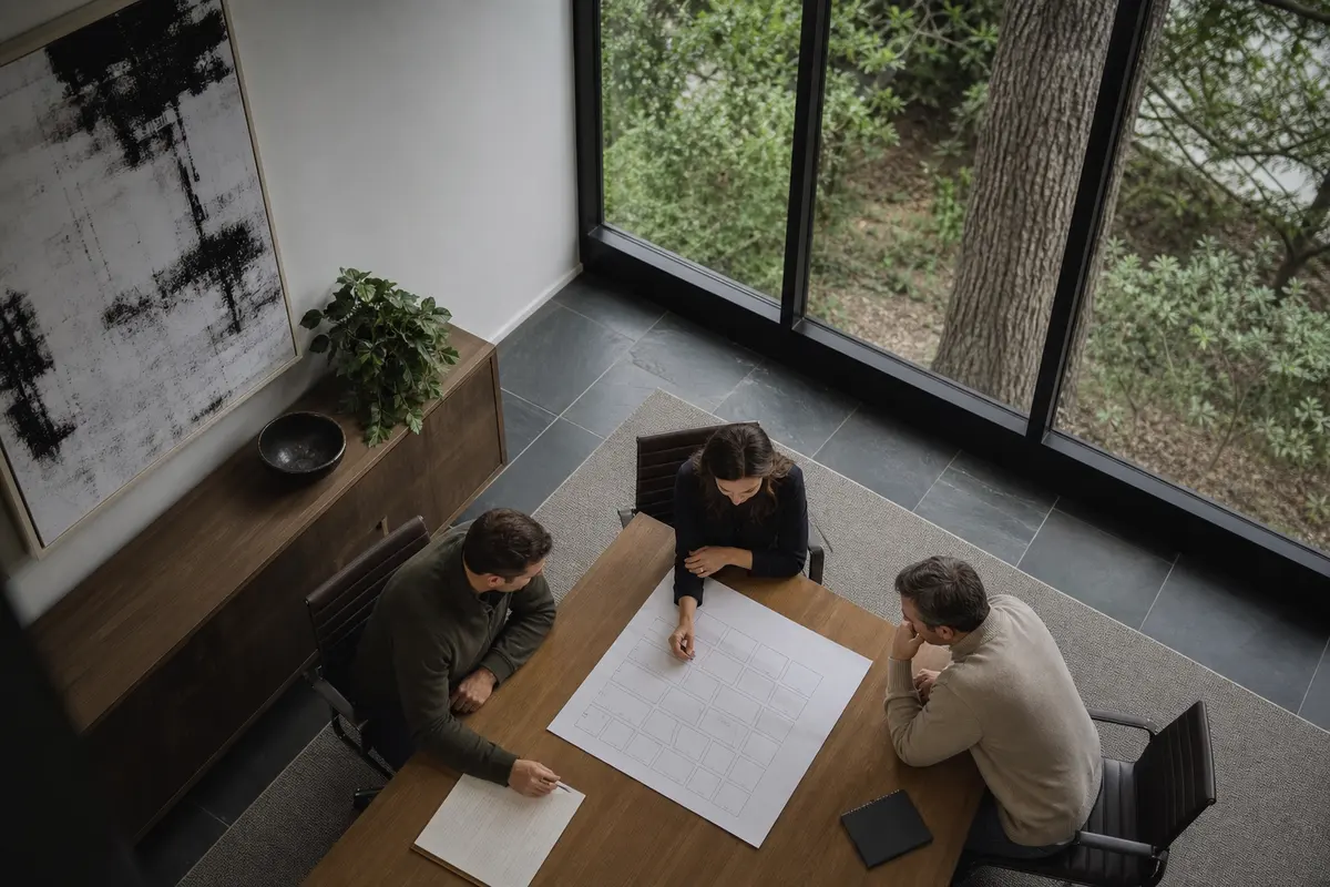 Editorial marketing planning scene for Legal News in Mabank, Texas