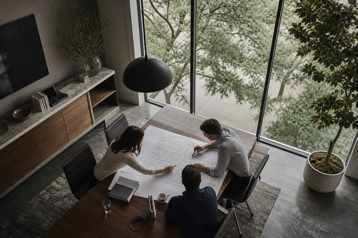 Editorial marketing planning scene for Legal News in Melissa, Texas