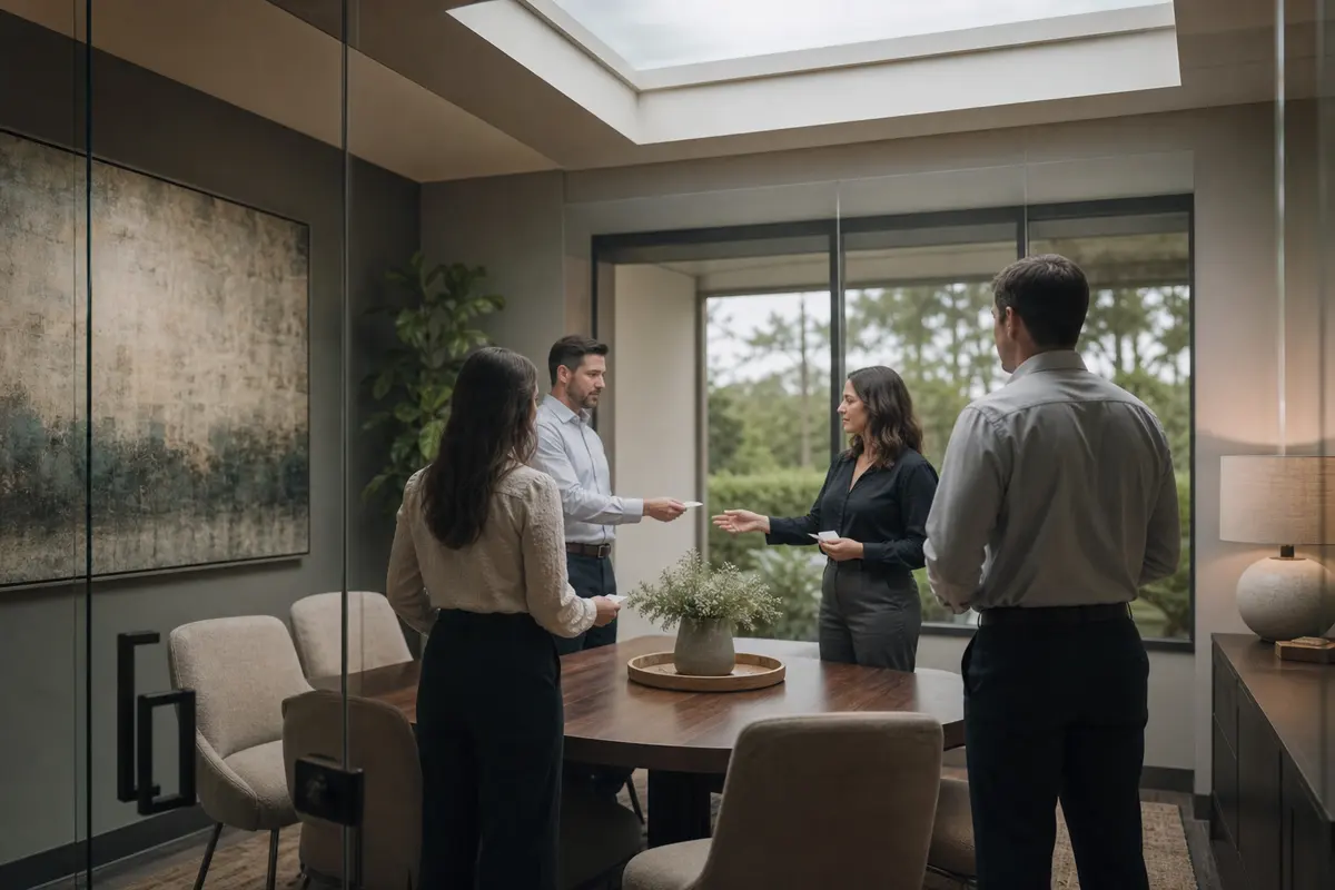 Editorial intake planning scene for Automation in Mineral Wells, Texas