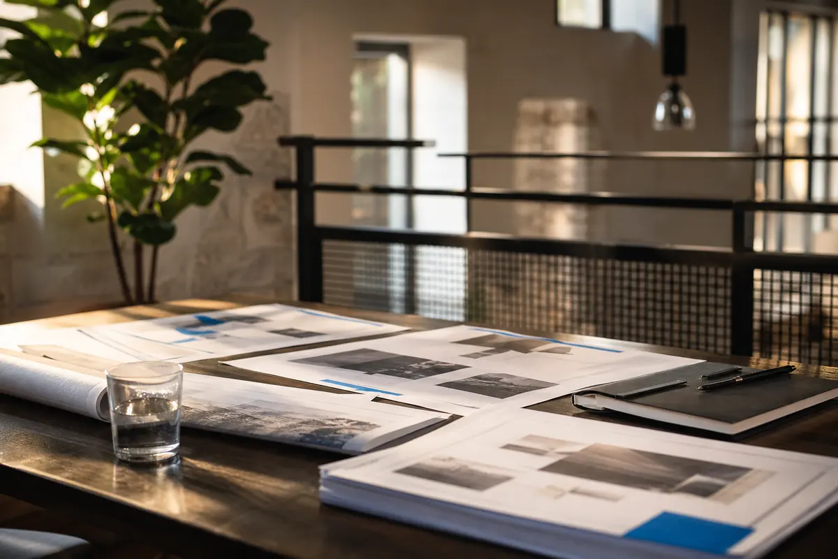 Editorial marketing planning scene for Local Service Ads in New Braunfels, Texas