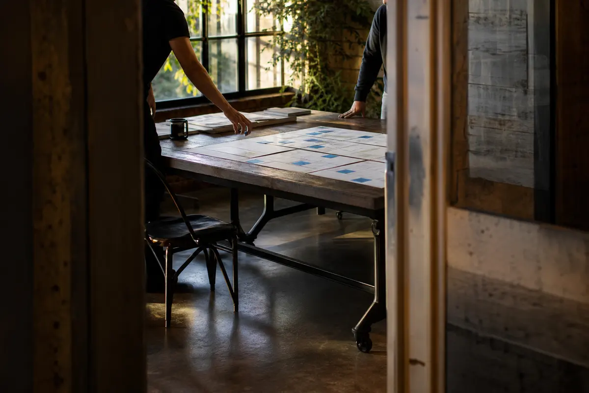 Editorial marketing planning scene for Pampa, Texas