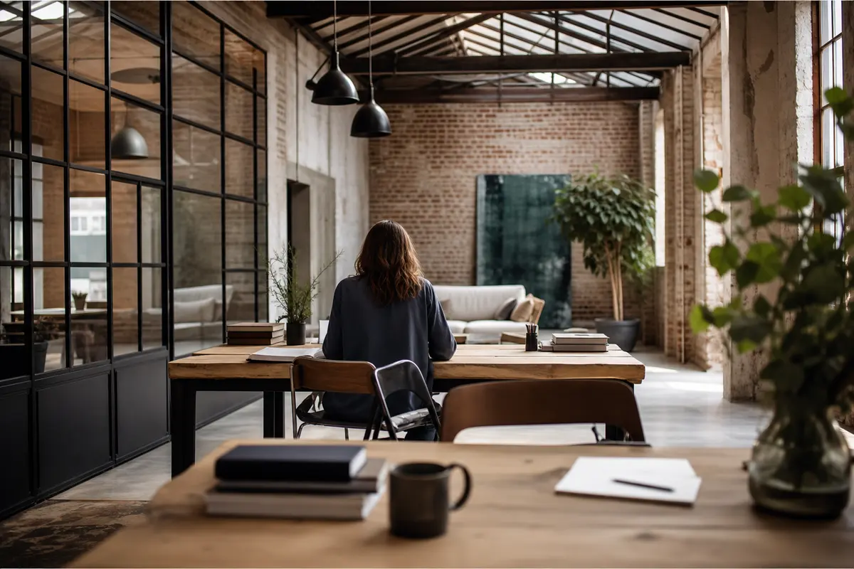 Editorial marketing planning scene for AI SEO in Paris, Texas