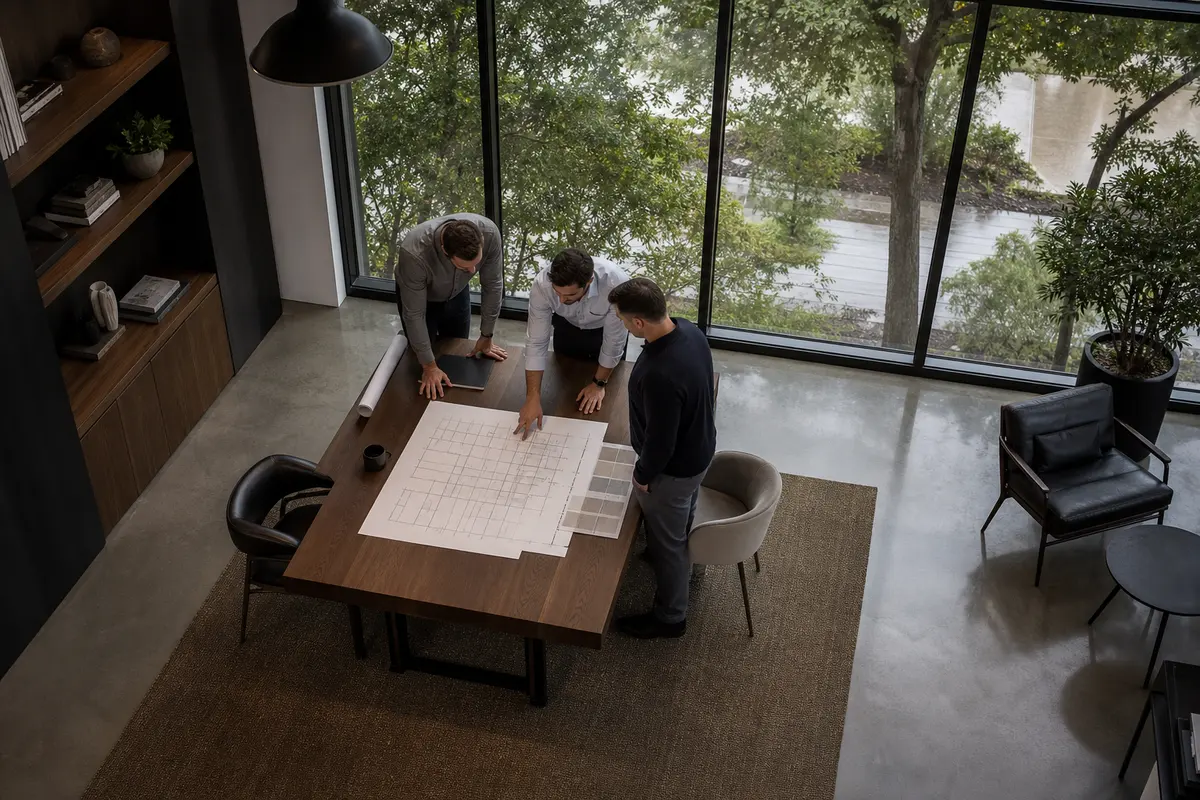 Editorial marketing planning scene for Parker, Texas