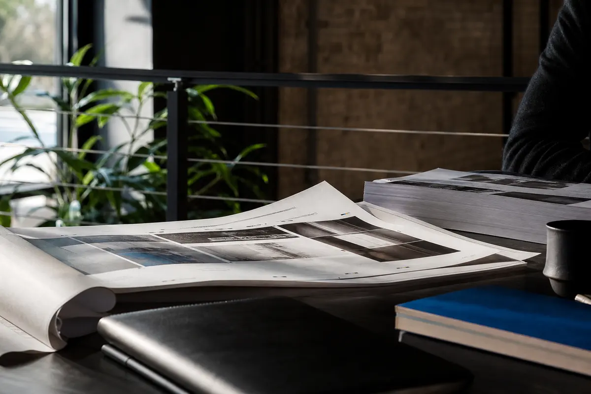 Editorial marketing planning scene for Legal News in Perryton, Texas