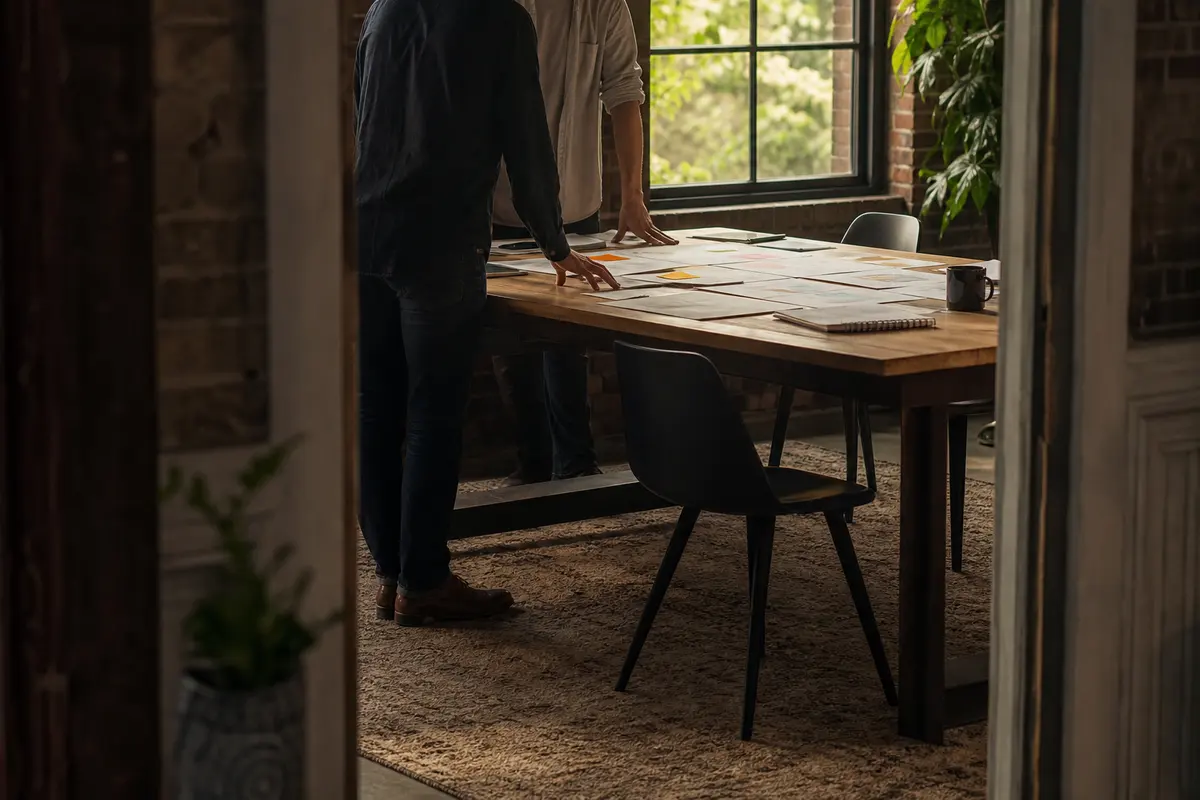 Editorial marketing planning scene for Local Service Ads in Pleasanton, Texas