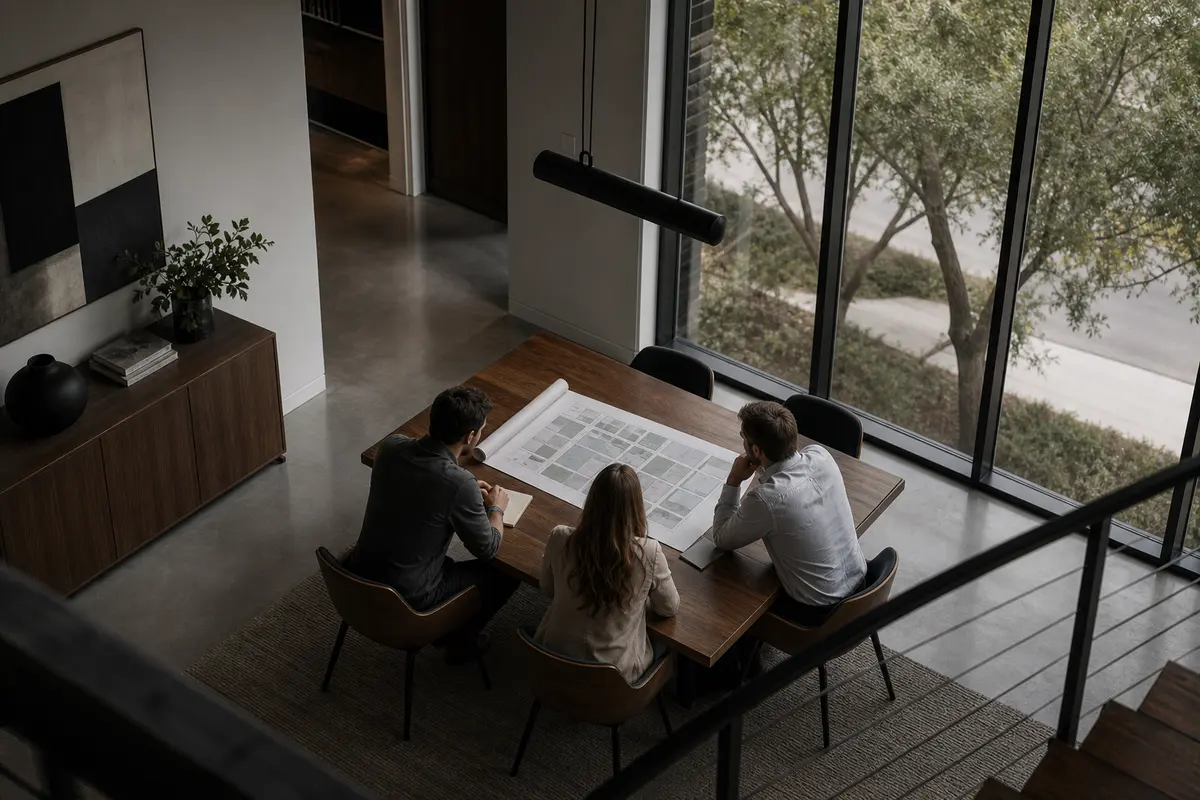 Editorial marketing planning scene for Local Service Ads in Red Oak, Texas
