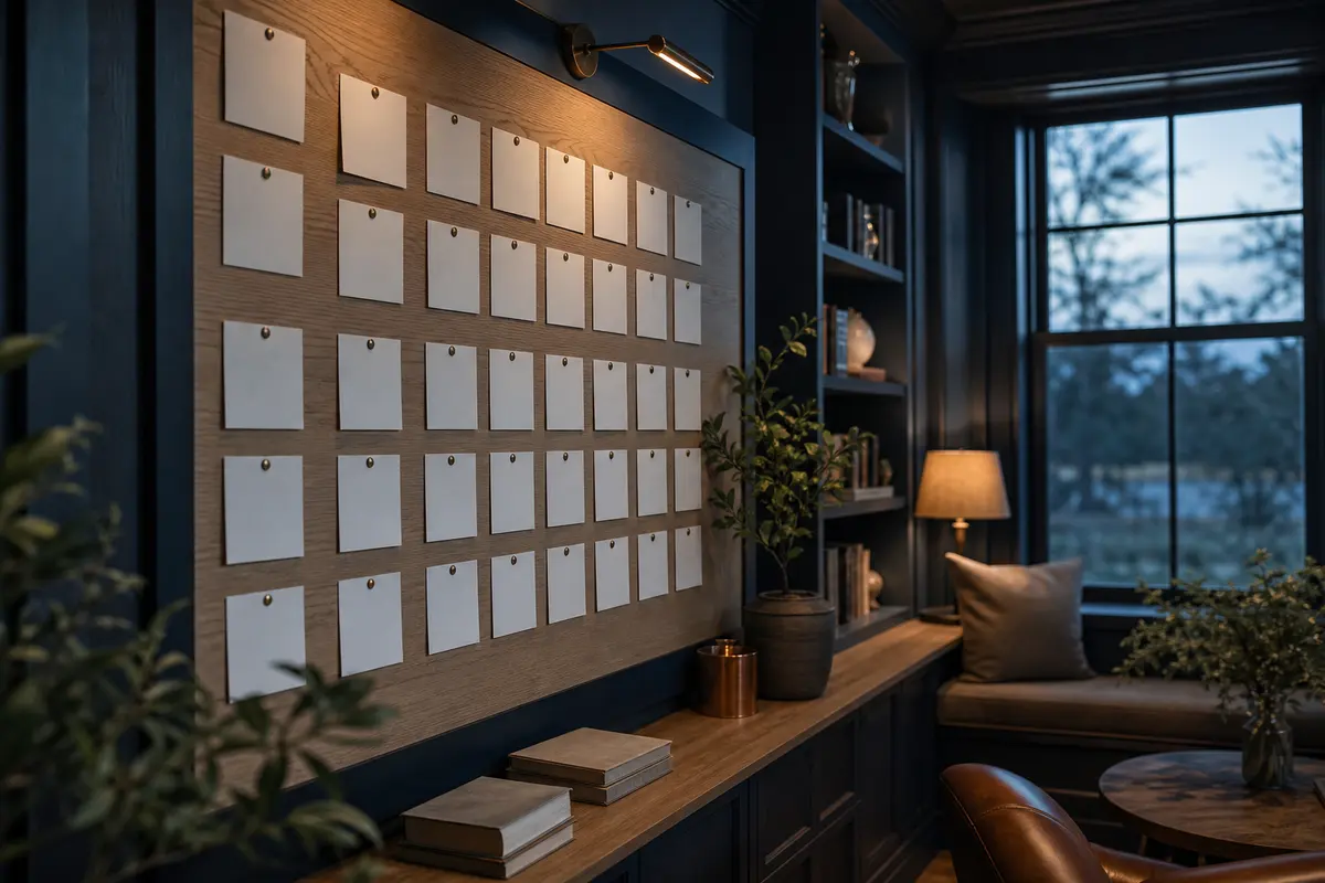Editorial marketing planning scene for AI SEO in Rendon, Texas