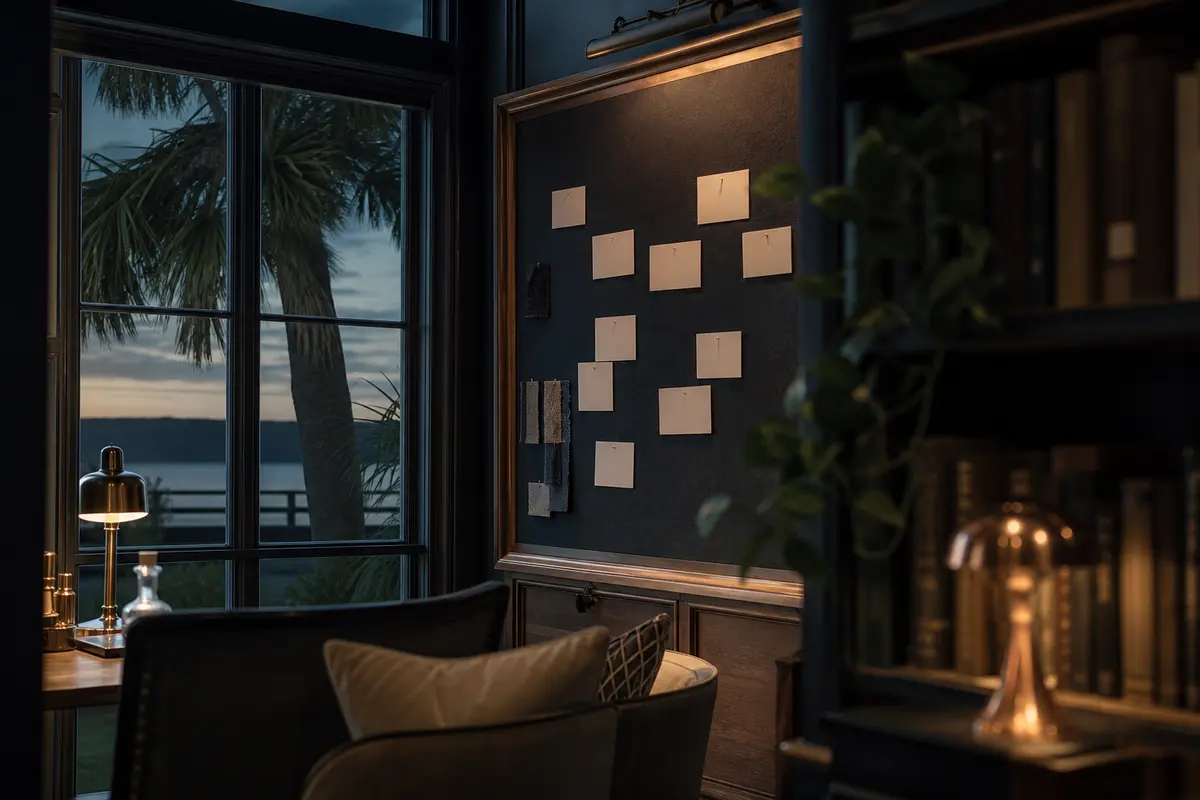 Editorial marketing planning scene for Reputation & Reviews in Rockport, Texas