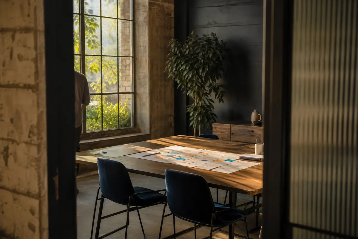 Editorial marketing planning scene for Santa Rita Ranch, Texas
