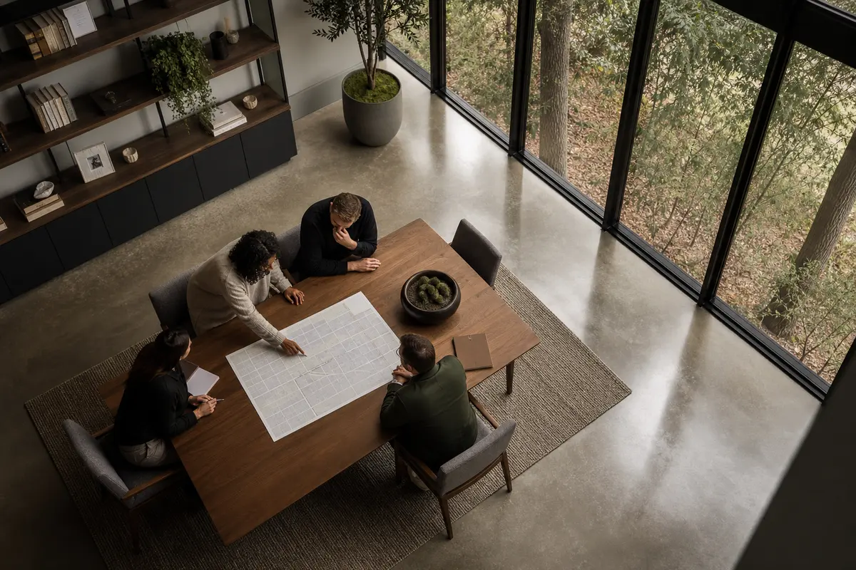 Editorial marketing planning scene for Reputation & Reviews in Sunnyvale, Texas