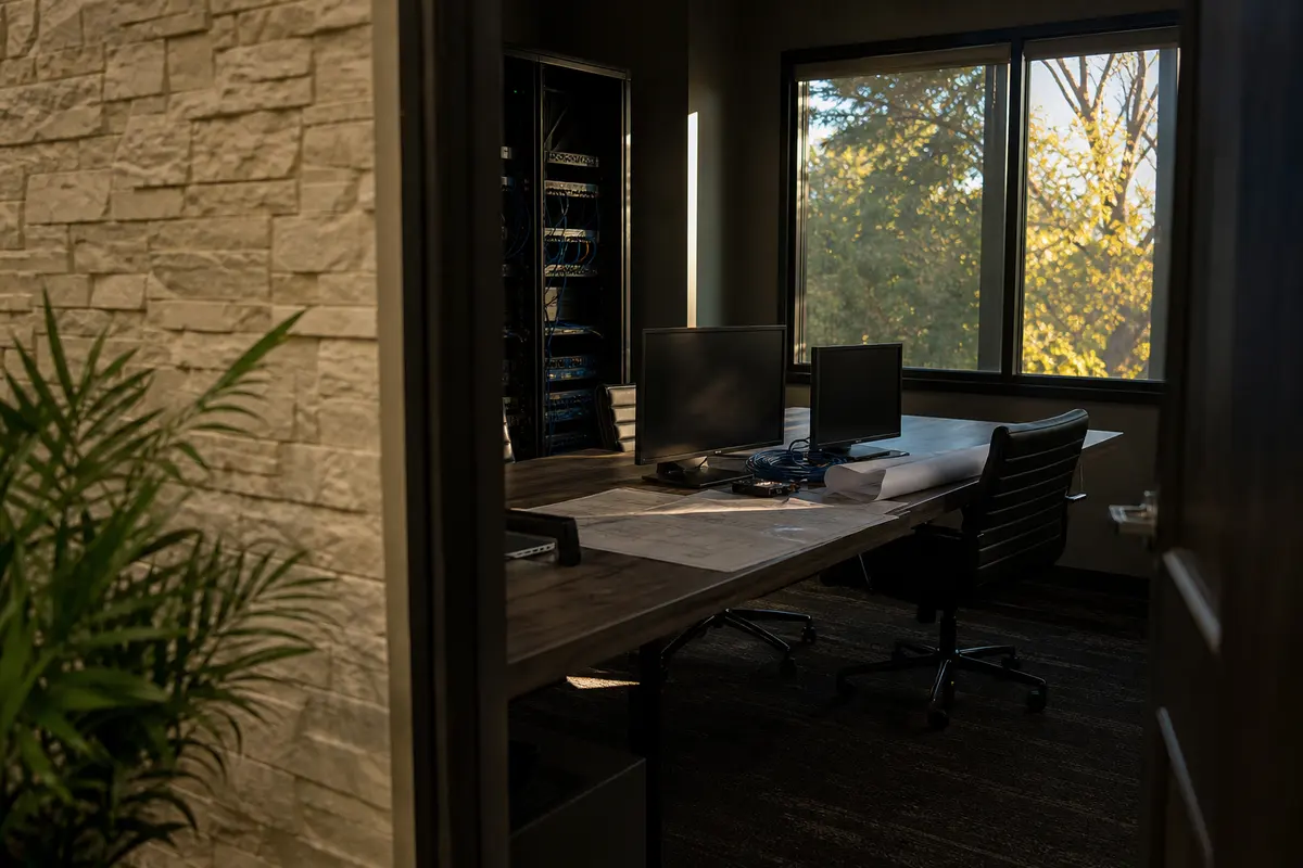 Editorial platform planning scene for Dedicated Hosting in Texarkana, Texas