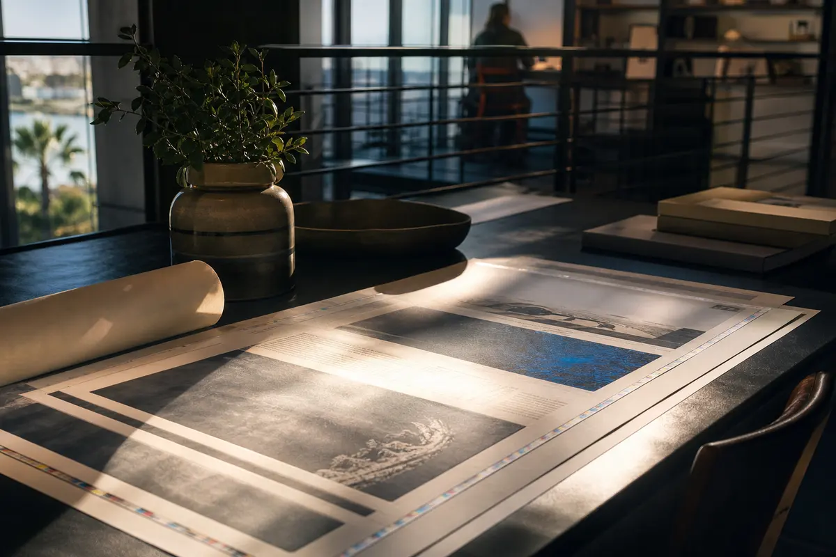 Editorial marketing planning scene for Texas City, Texas