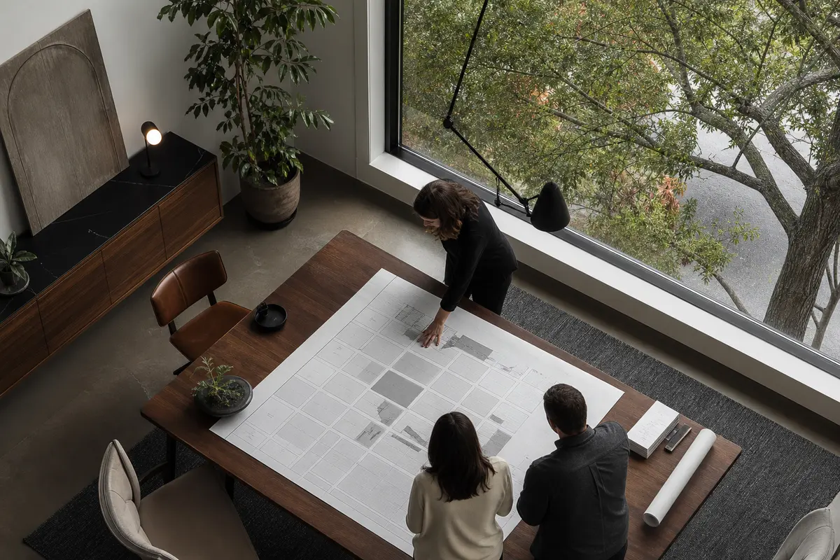 Editorial marketing planning scene for Programmatic SEO in Wake Village, Texas