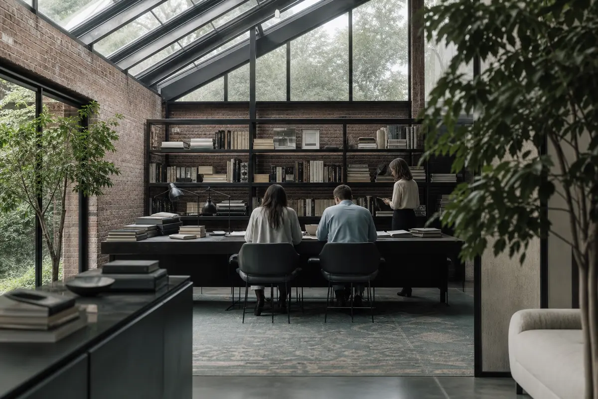Editorial marketing planning scene for West University Place, Texas