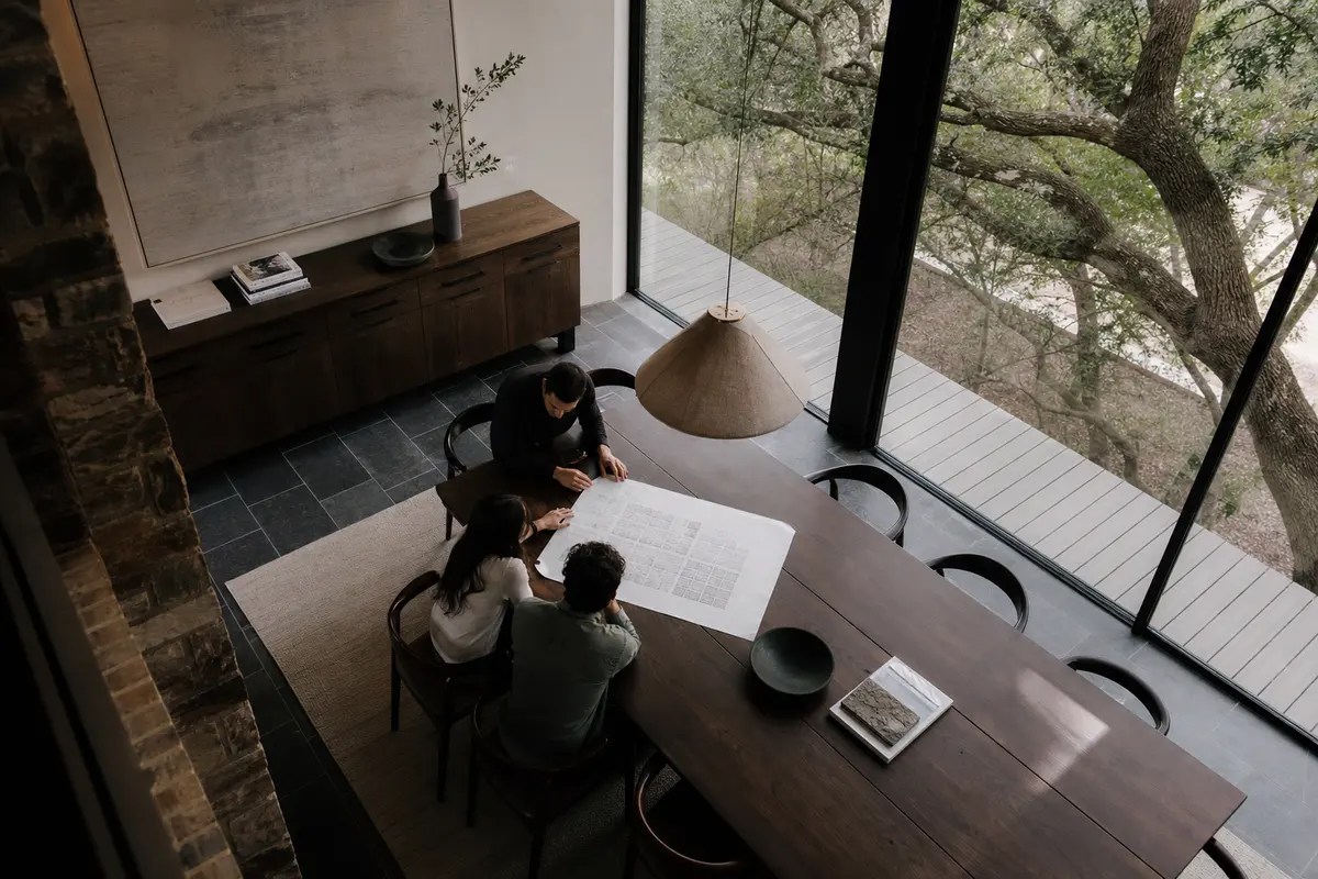 Editorial marketing planning scene for Wharton, Texas