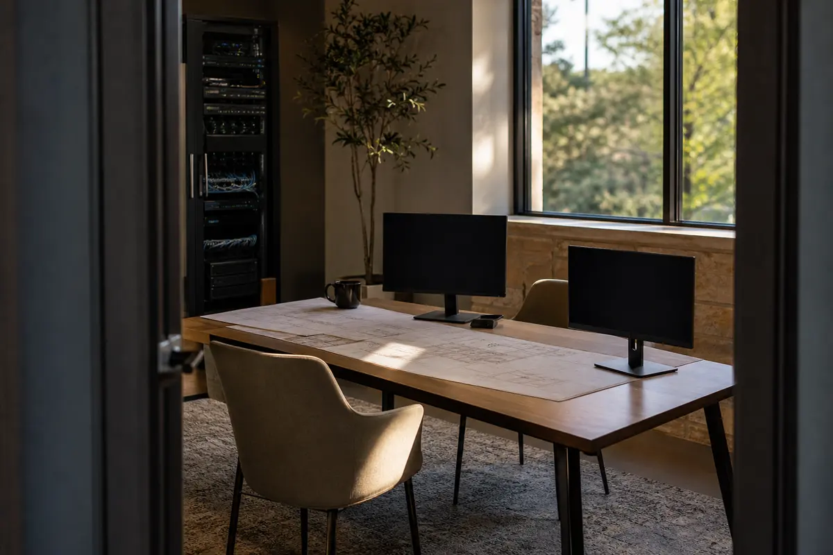 Editorial platform planning scene for Custom Software in White Oak, Texas