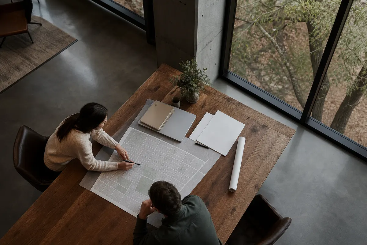 Editorial marketing planning scene for Reputation & Reviews in Willis, Texas