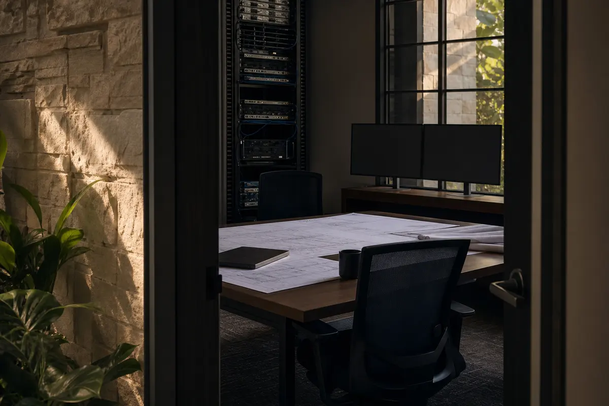 Editorial platform planning scene for Custom Software in Wylie, Texas