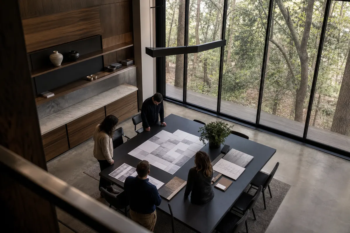 Editorial marketing planning scene for Farr West, Utah