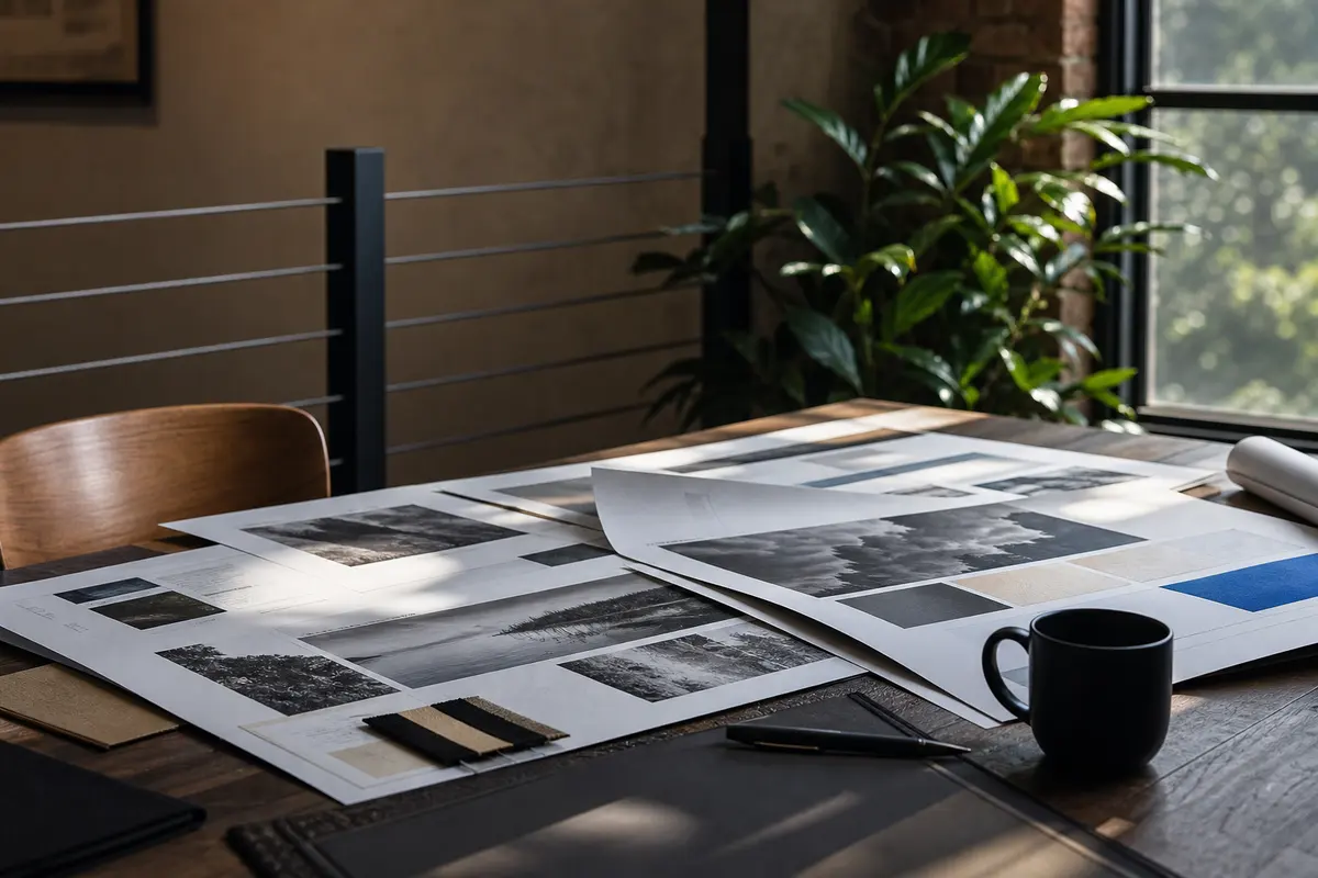 Editorial marketing planning scene for Midvale, Utah
