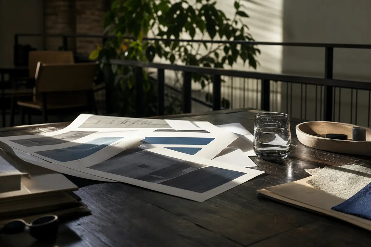 Editorial marketing planning scene for AI SEO in Nephi, Utah