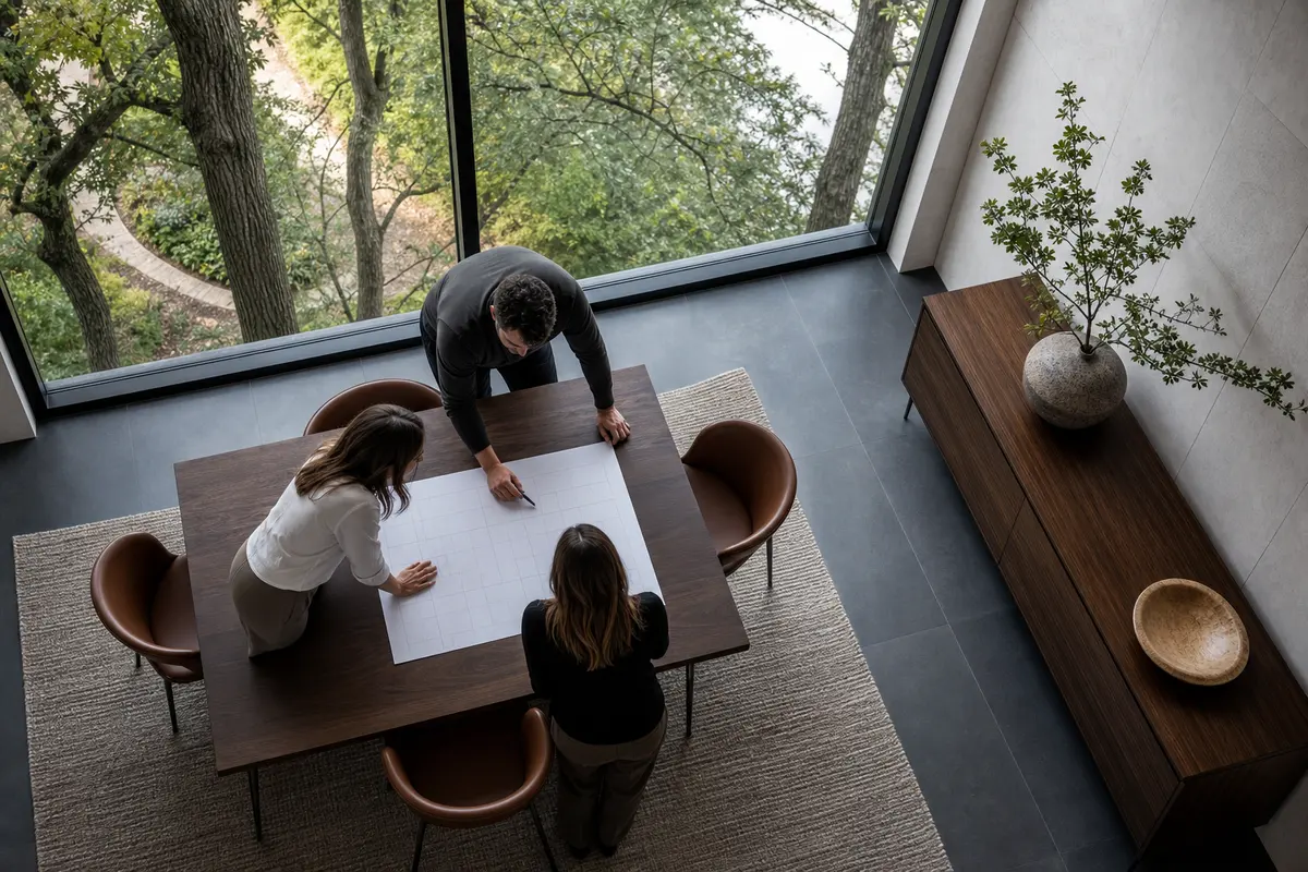Editorial marketing planning scene for Legal News in North Ogden, Utah