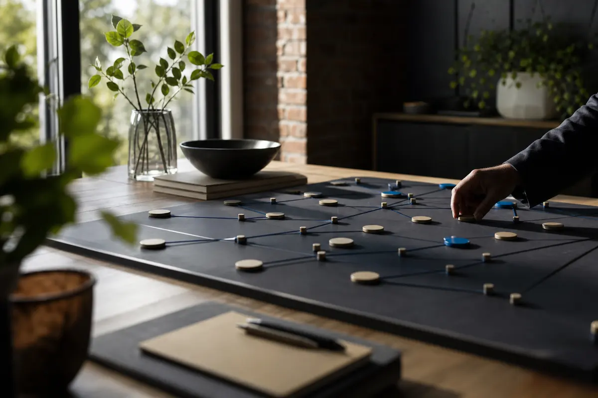 Editorial platform planning scene for Custom Software in Price, Utah
