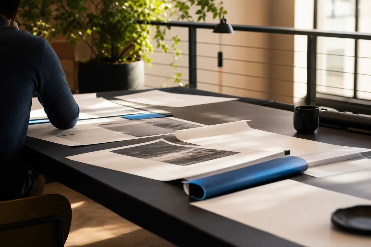 Editorial marketing planning scene for Programmatic SEO in St. George, Utah