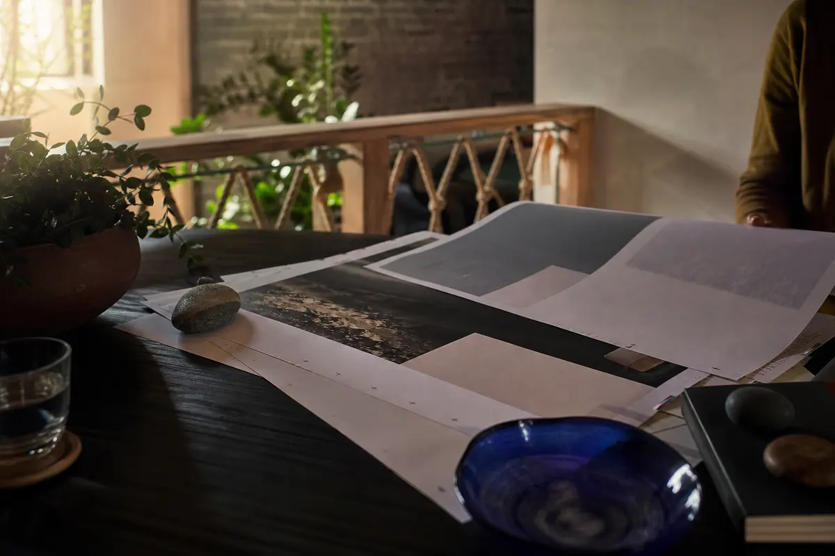 Editorial marketing planning scene for Essex, Vermont