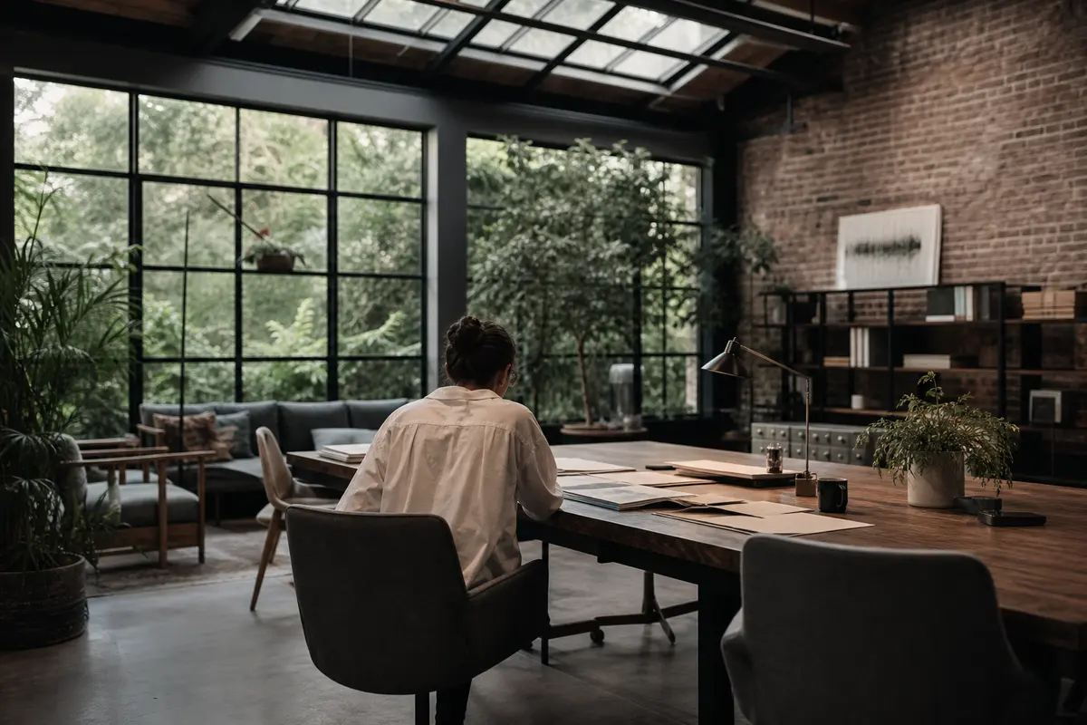 Editorial marketing planning scene for AI SEO in Swanton, Vermont
