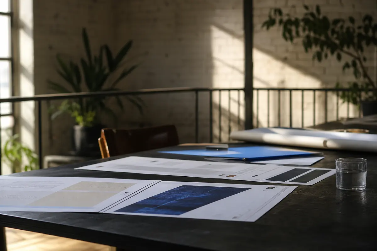 Editorial marketing planning scene for Winooski, Vermont