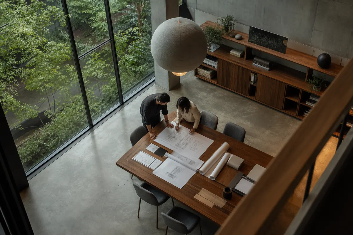Editorial platform planning scene for Custom Software in Arlington, Virginia