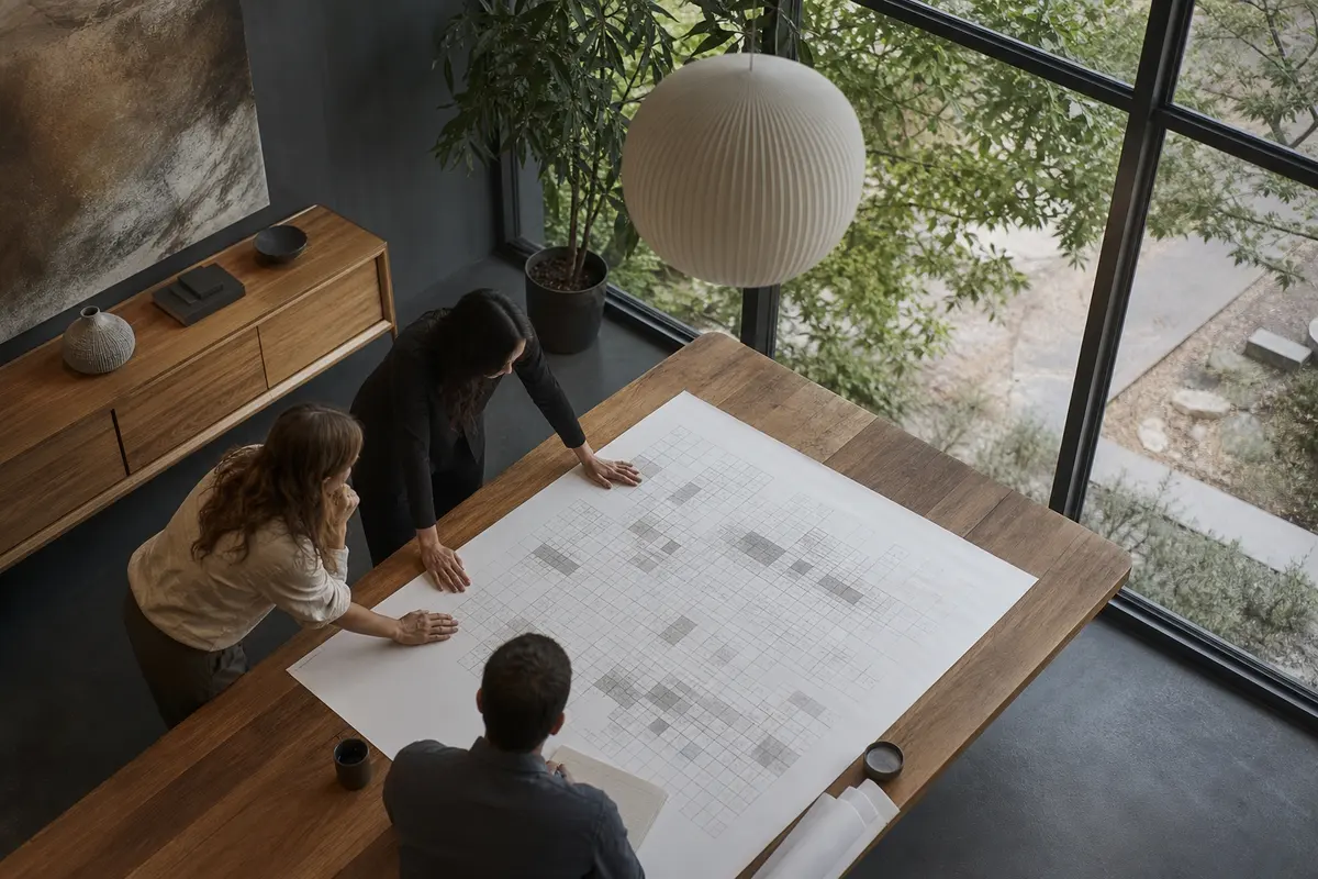 Editorial marketing planning scene for Bristol, Virginia