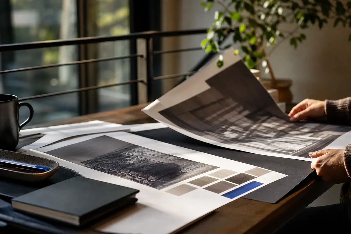 Editorial marketing planning scene for Buckhall, Virginia