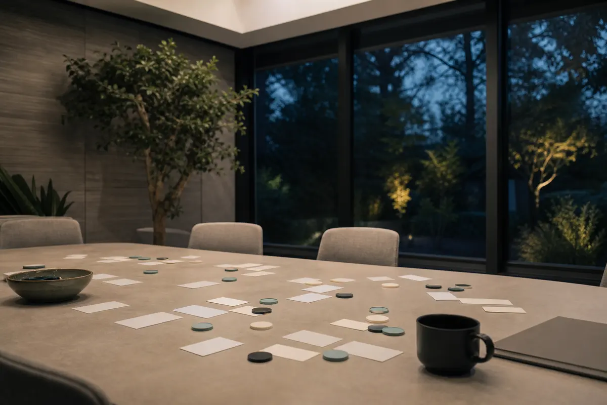 Editorial platform planning scene for Custom Software in Buckhall, Virginia