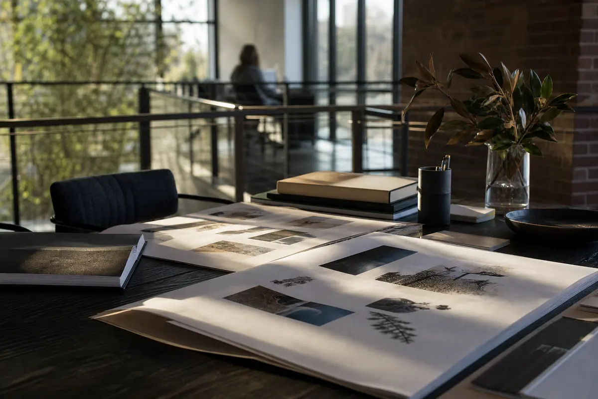 Editorial marketing planning scene for Programmatic SEO in Chantilly, Virginia