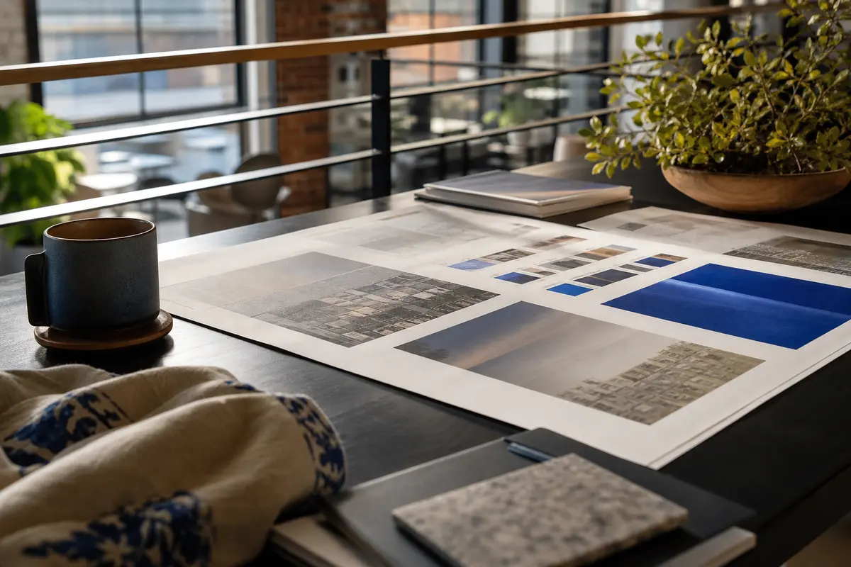 Editorial marketing planning scene for Christiansburg, Virginia