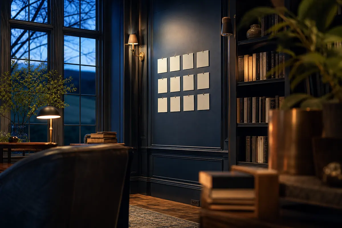 Editorial marketing planning scene for Covington, Virginia