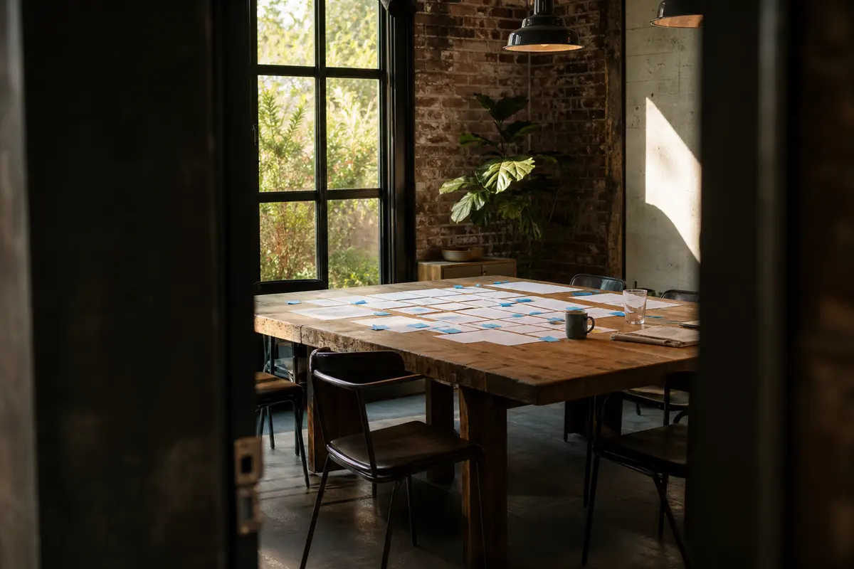 Editorial marketing planning scene for Programmatic SEO in Crozet, Virginia