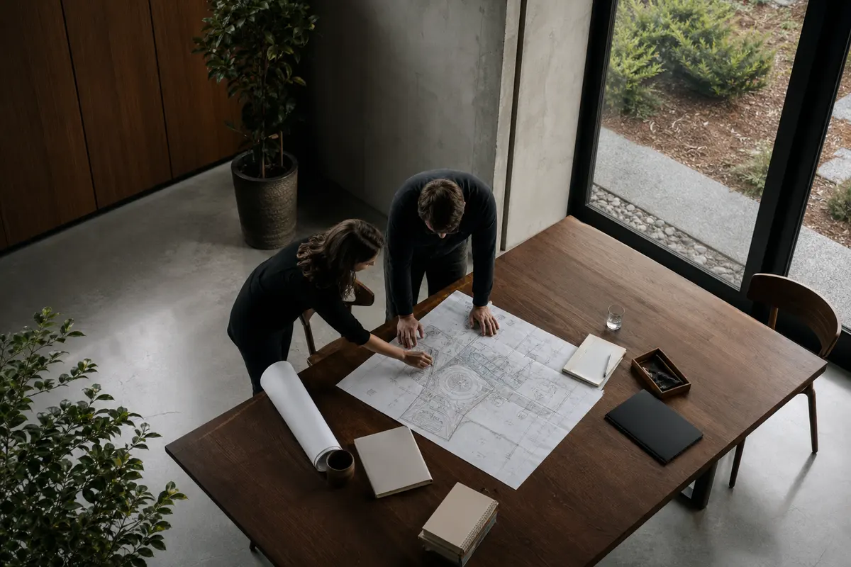 Editorial platform planning scene for Custom Software in Fairfax, Virginia