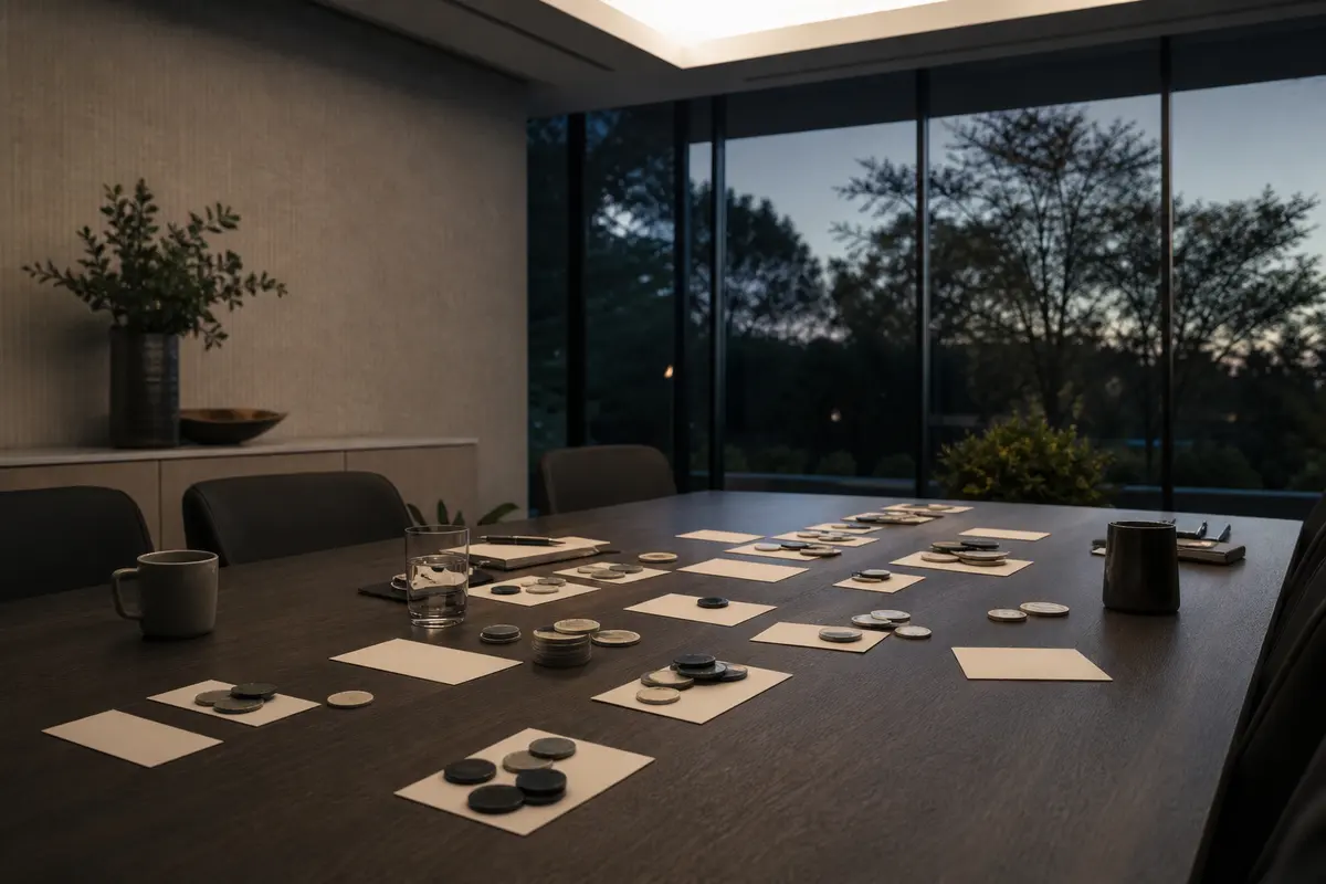 Editorial platform planning scene for ROI Dashboard in Fair Oaks, Virginia