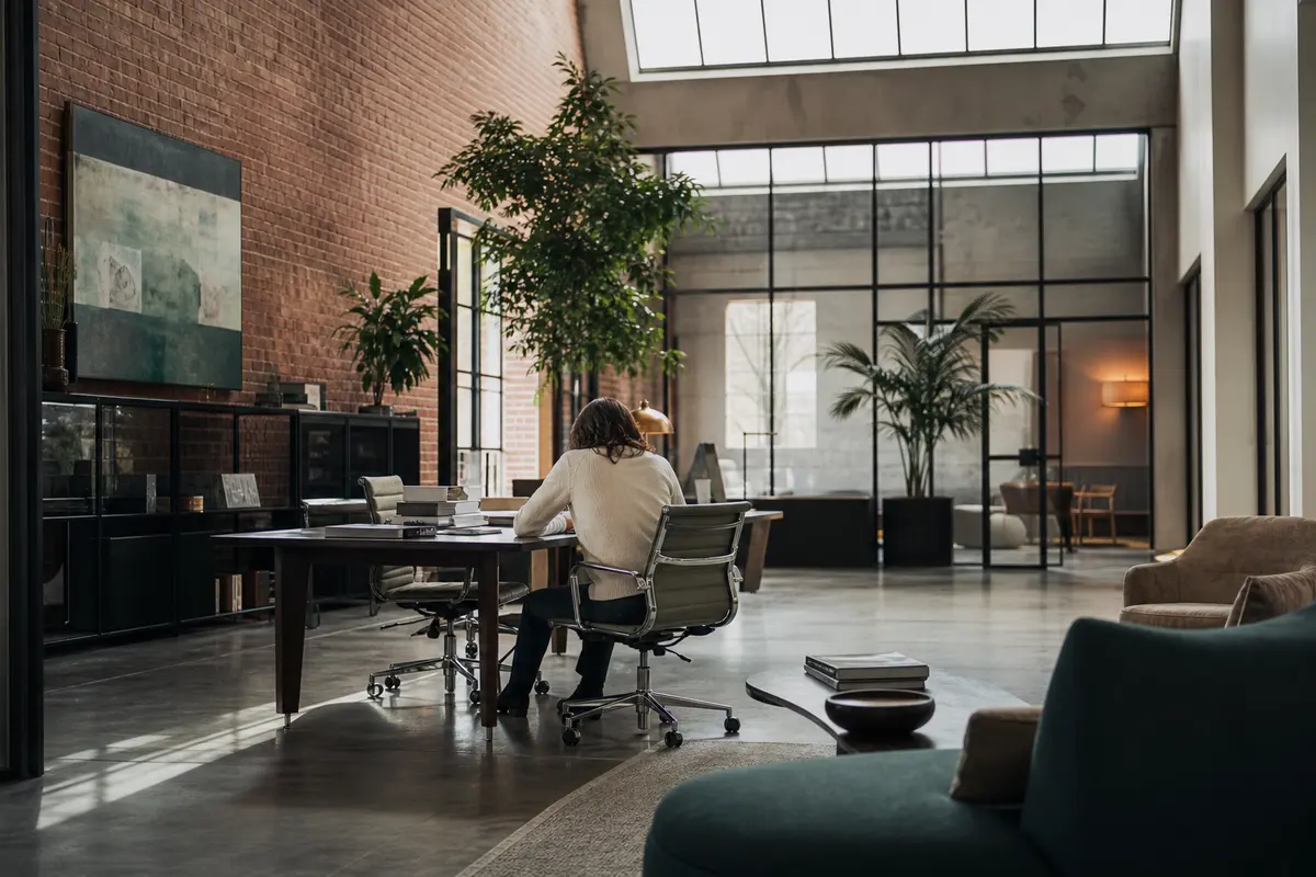 Editorial marketing planning scene for Programmatic SEO in Floris, Virginia