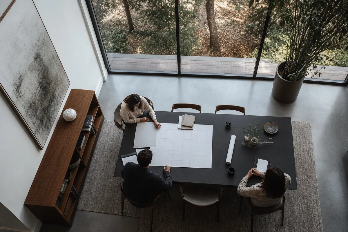 Editorial marketing planning scene for Forest, Virginia