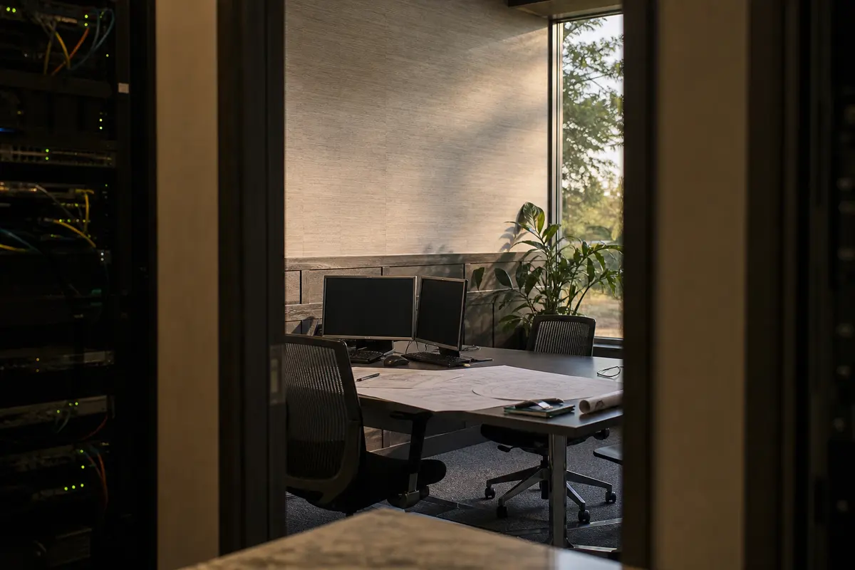 Editorial platform planning scene for Custom Software in George Mason, Virginia