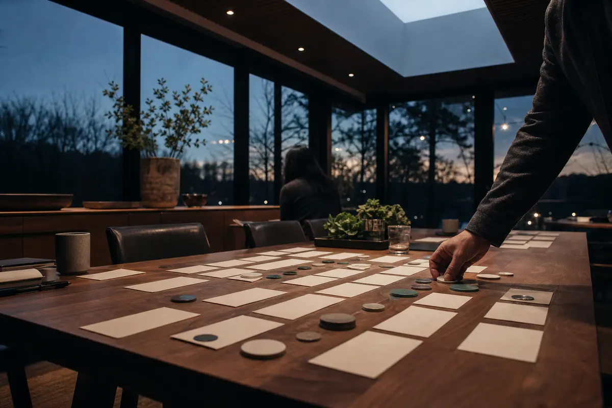 Editorial platform planning scene for Custom Software in Loudoun Valley Estates, Virginia