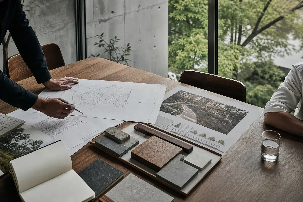Editorial platform planning scene for Custom Software in Lowes Island, Virginia