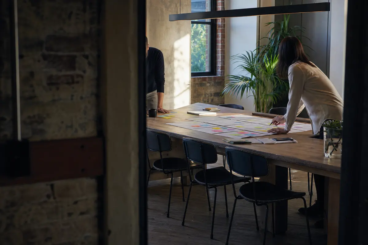Editorial marketing planning scene for Manchester, Virginia