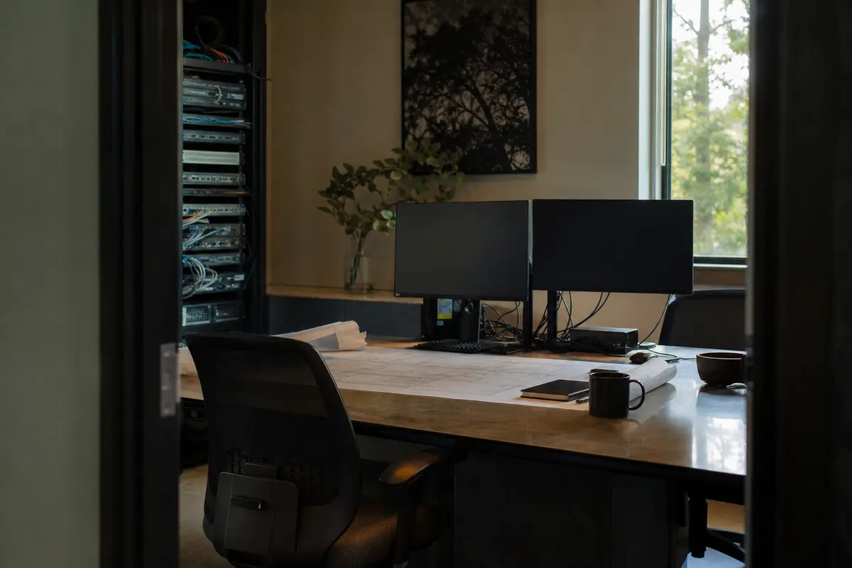 Editorial platform planning scene for Dedicated Hosting in Mechanicsville, Virginia