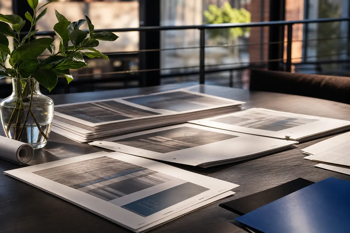 Editorial marketing planning scene for Merrifield, Virginia